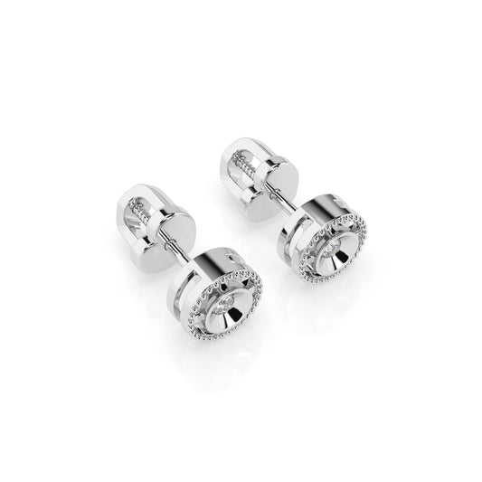 Minimalism Earring (Round), 0.04 ct — 102-10052