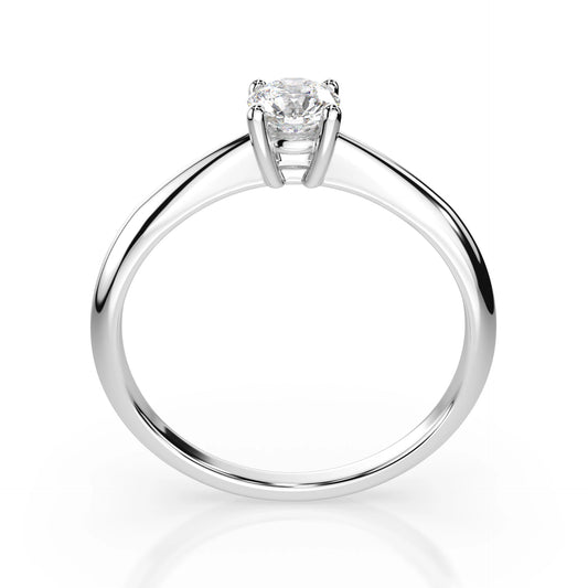 Solitaire Ring (Round), 0.35 ct — 101-10021(4.5)