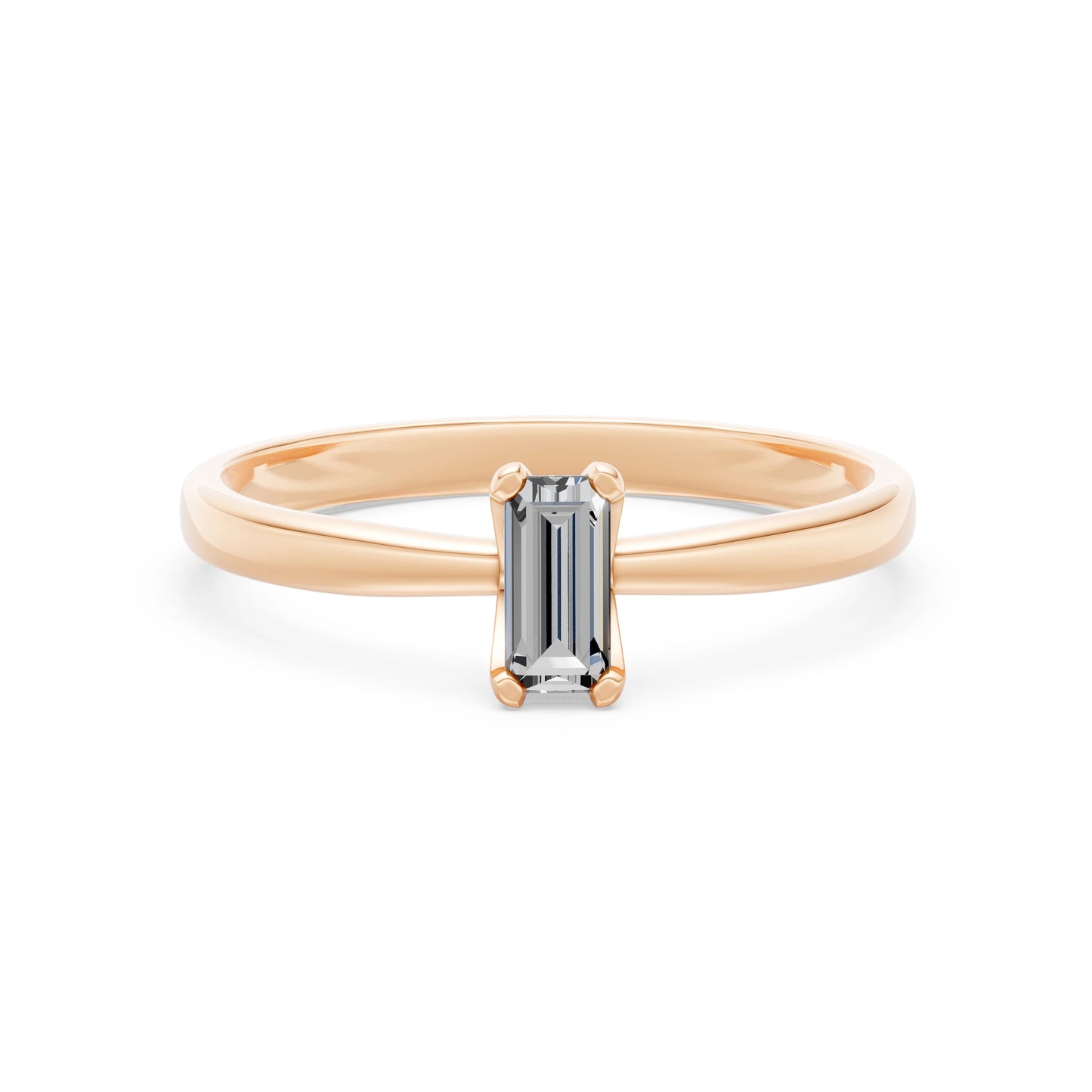 Solitaire Ring, 0.3 ct — 101-10194(0.30)BAQ