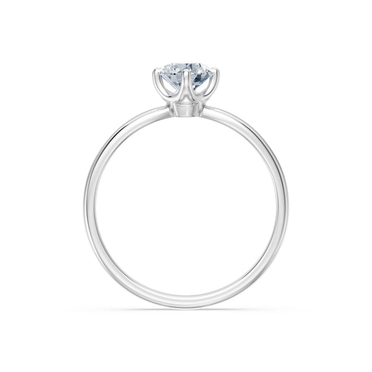 Solitaire Ring, 0.45 ct — 101-10041(4.8)