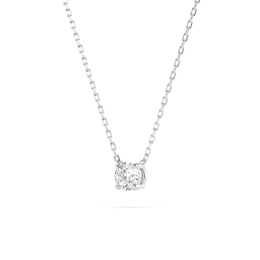 Solitaire Necklace (Round), 0.2 ct — 104-10040(3.7)