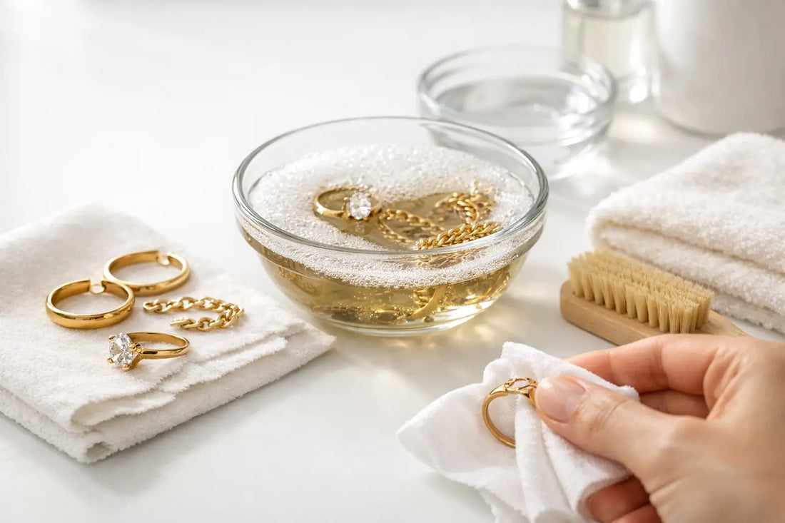 How to Clean Gold Jewellery Properly