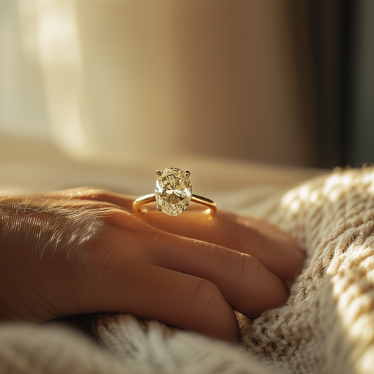 Oval Engagement Rings in Yellow Gold: A Buyer's Guide