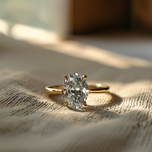 Oval Solitaire Engagement Rings: The Complete UK Buying Guide