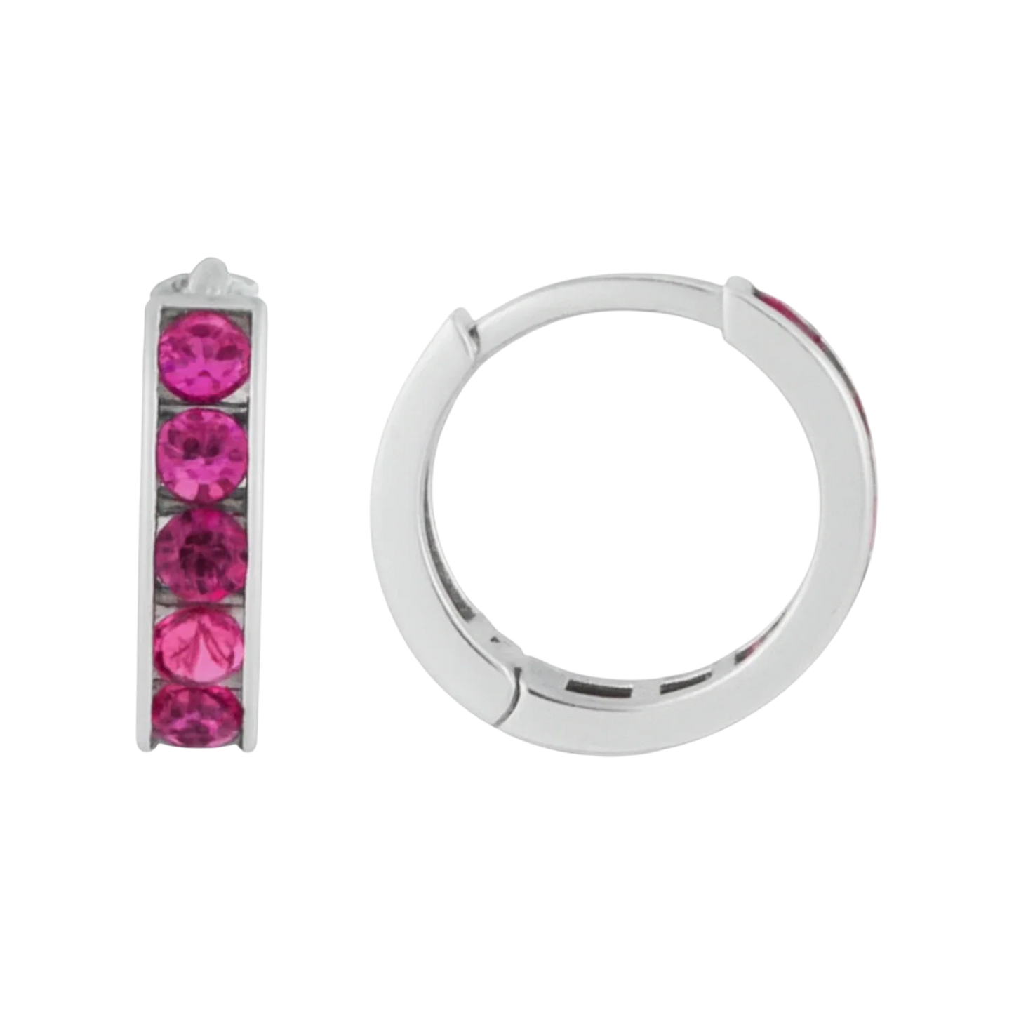 9ct Gold Huggie Hoop Earrings in Solid 9ct & 14ct Gold | Qutahia Jewellery