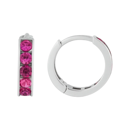 9ct Gold Huggie Hoop Earrings in Solid 9ct & 14ct Gold | Qutahia Jewellery