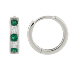 9ct Gold Huggie Hoop Earrings in Solid 9ct & 14ct Gold | Qutahia Jewellery