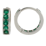 9ct Gold Huggie Hoop Earrings in Solid 9ct & 14ct Gold | Qutahia Jewellery