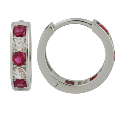 9ct Gold Huggie Hoop Earrings in Solid 9ct & 14ct Gold | Qutahia Jewellery
