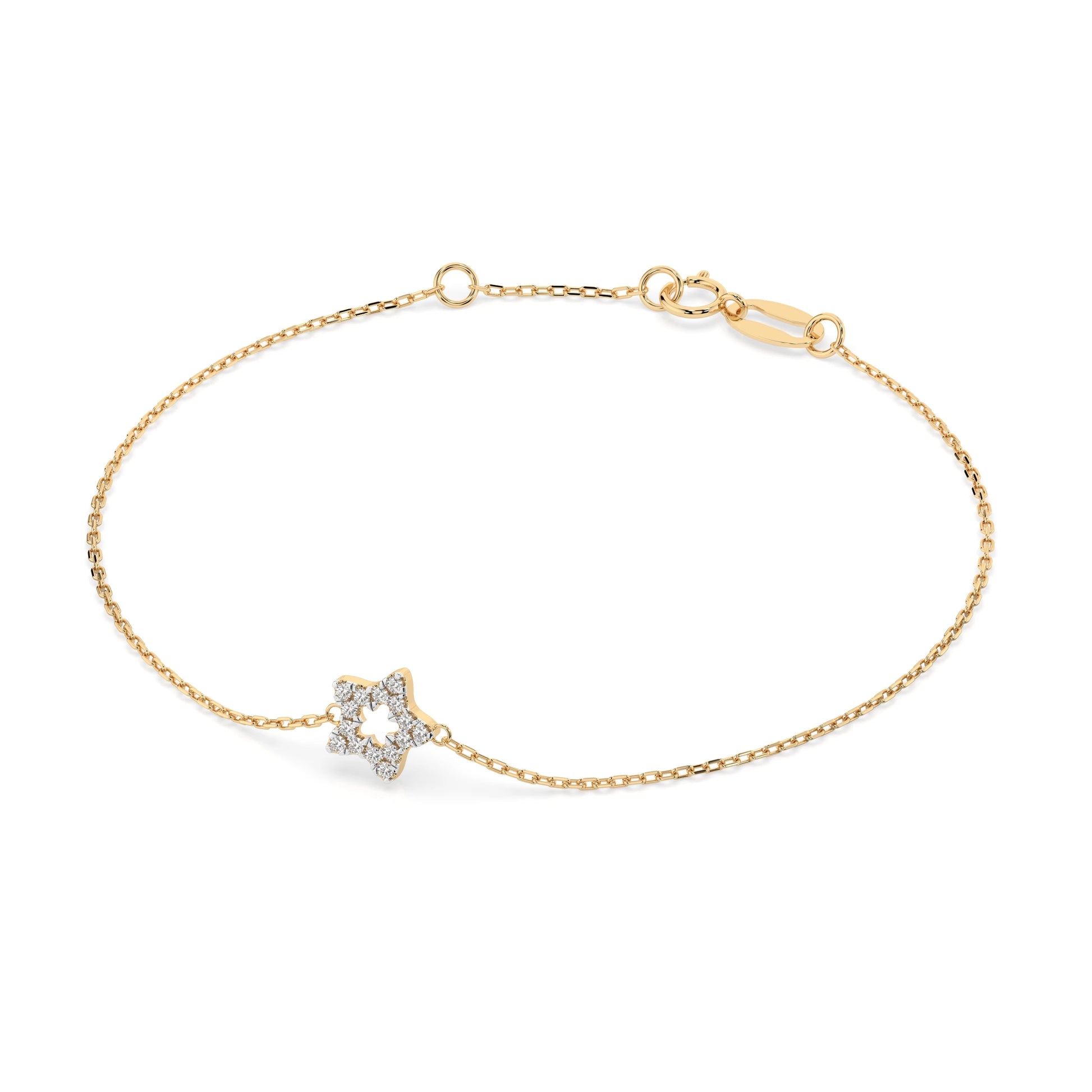 Minimalism Bracelet (Round), 0.08 ct — 105-10014