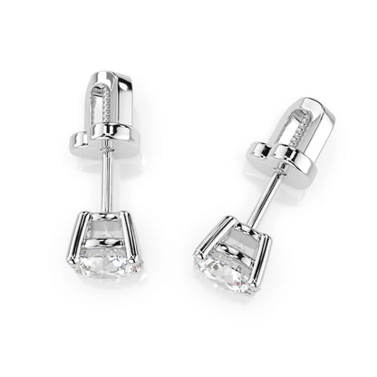 Solitaire Butterfly Earring (Round), 0.8 ct — 102-10012/1(4.7)