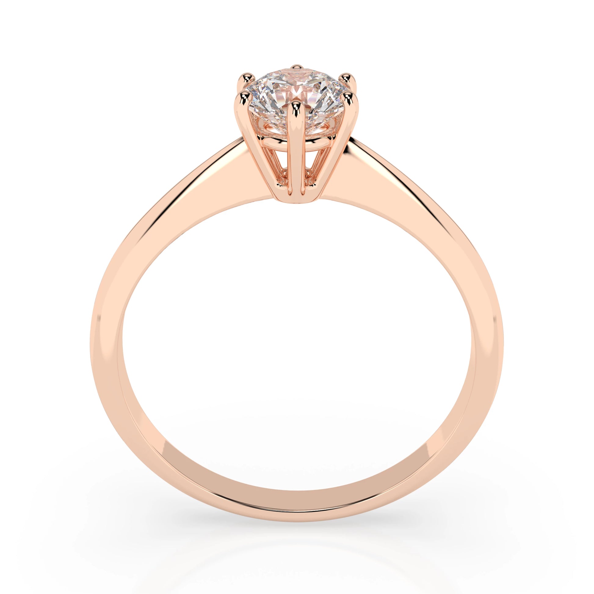 Solitaire Ring (Round), 0.5 ct — 101-10027(5.1)