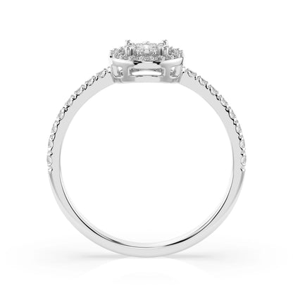 Illusion Ring (Round), 0.06 ct — 101-10018(2.5)