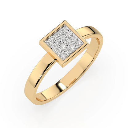 Illusion Ring (Round), 0.07 ct — 101-10059