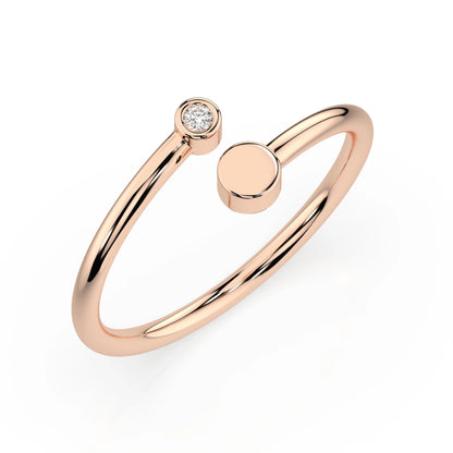 Minimalism Ring (Round), 0.02 ct — 101-10071