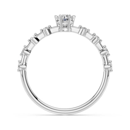Solitaire Eternity Ring (Round), 0.2 ct — 101-10144(3.7)