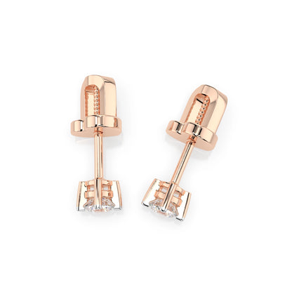 Solitaire Butterfly Earring (Round), 0.2 ct — 102-10025(3.0)