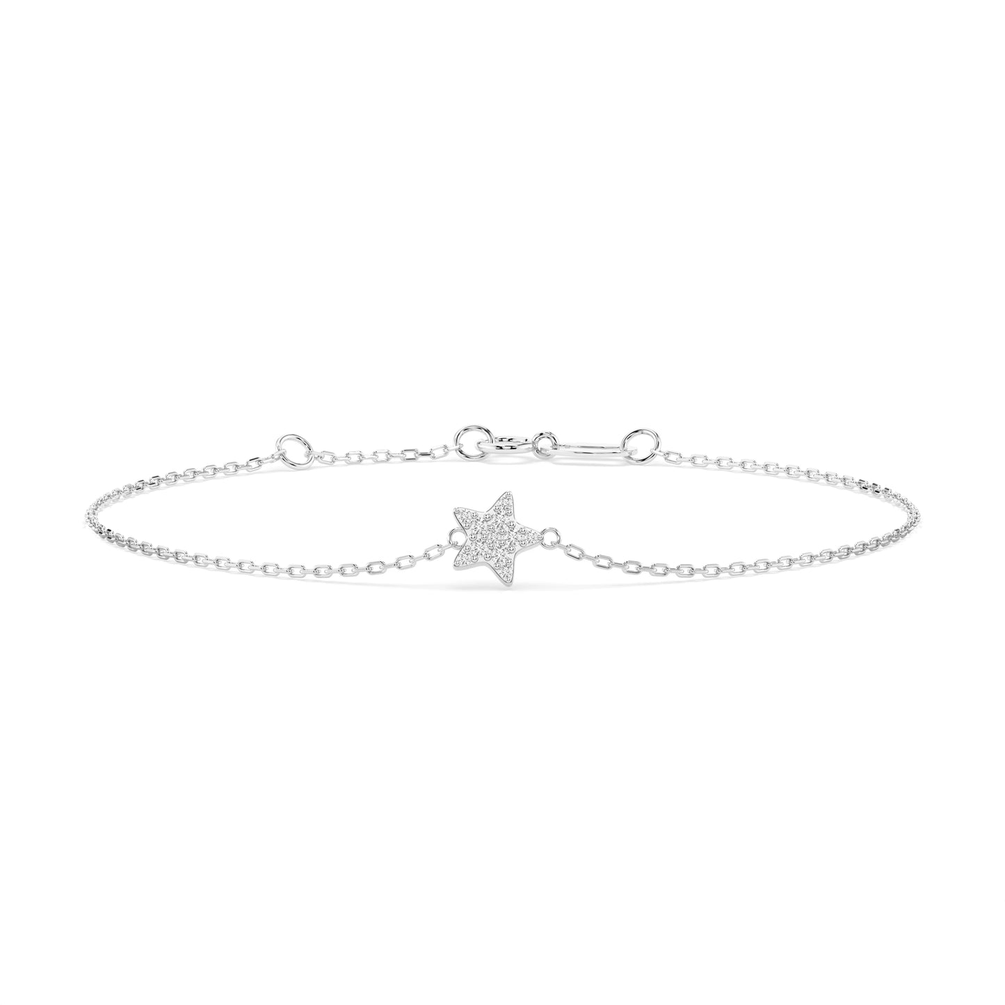 Minimalism Bracelet (Round), 0.03 ct — 105-10013