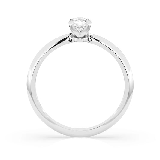 Solitaire Ring (Round), 0.3 ct — 101-10089(4.2)