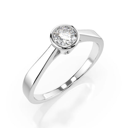 Solitaire Ring (Round), 0.2 ct — 101-10010(3.7)