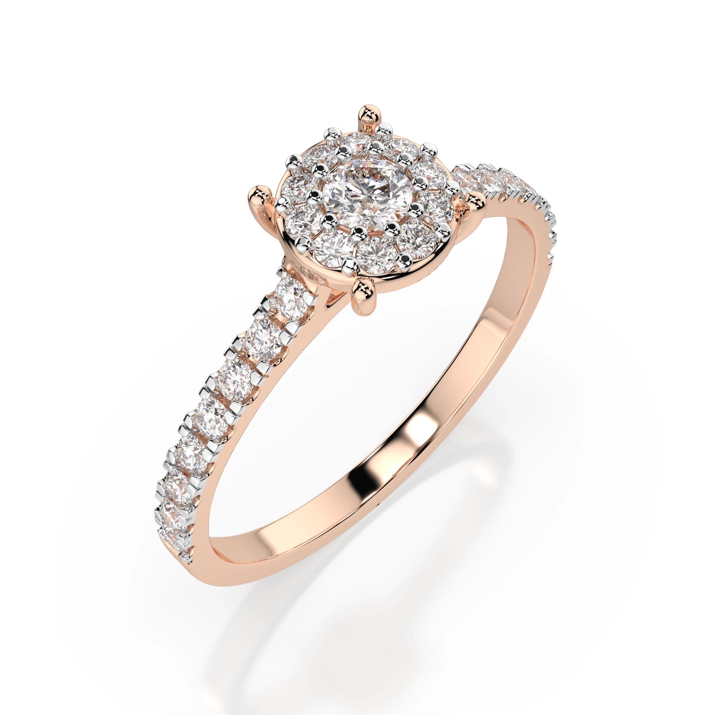 Solitaire Eternity Ring (Round), 0.06 ct — 101-10017(2.5)