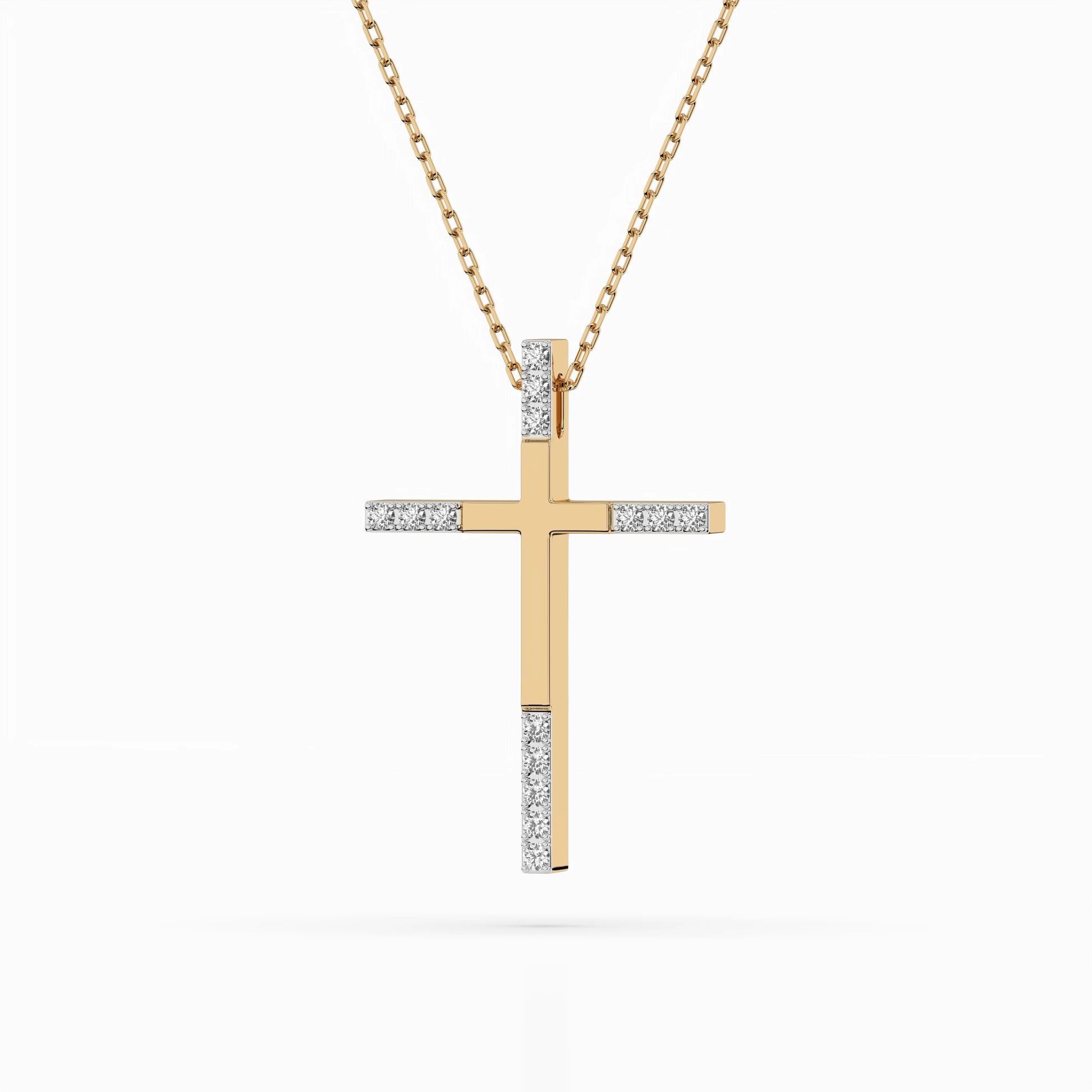 Minimalism Necklace (Round), 0.08 ct — 104-10016