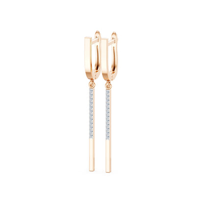Minimalism Earring, 0.14 ct — 102-10129/6