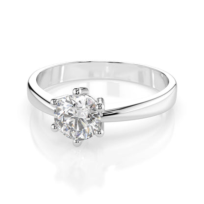 Solitaire Ring (Round), 0.4 ct — 101-10151(4.7)