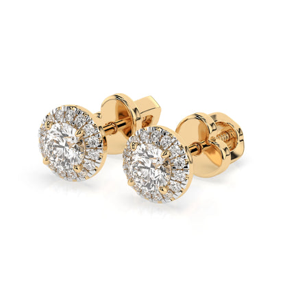 Solitaire Eternity Earring (Round), 0.4 ct — 102-10095(3.7)
