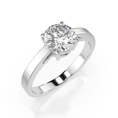 Solitaire Ring (Round), 0.7 ct — 101-10012/1(5.7)