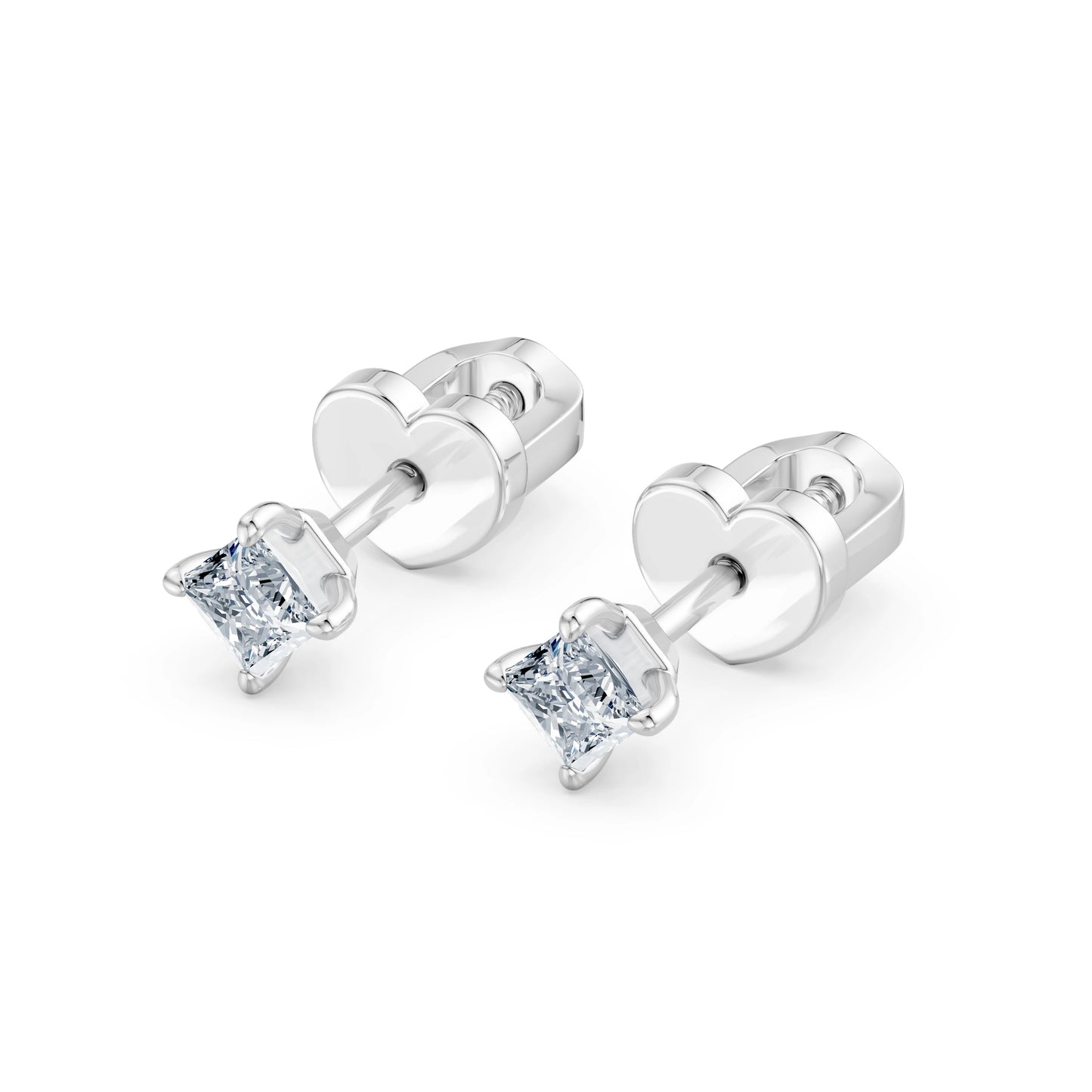 Solitaire Butterfly Earring, 0.34 ct — 102-10116(3.0)PR