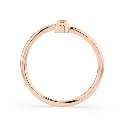 Minimalism Ring (Round), 0.02 ct — 101-10071
