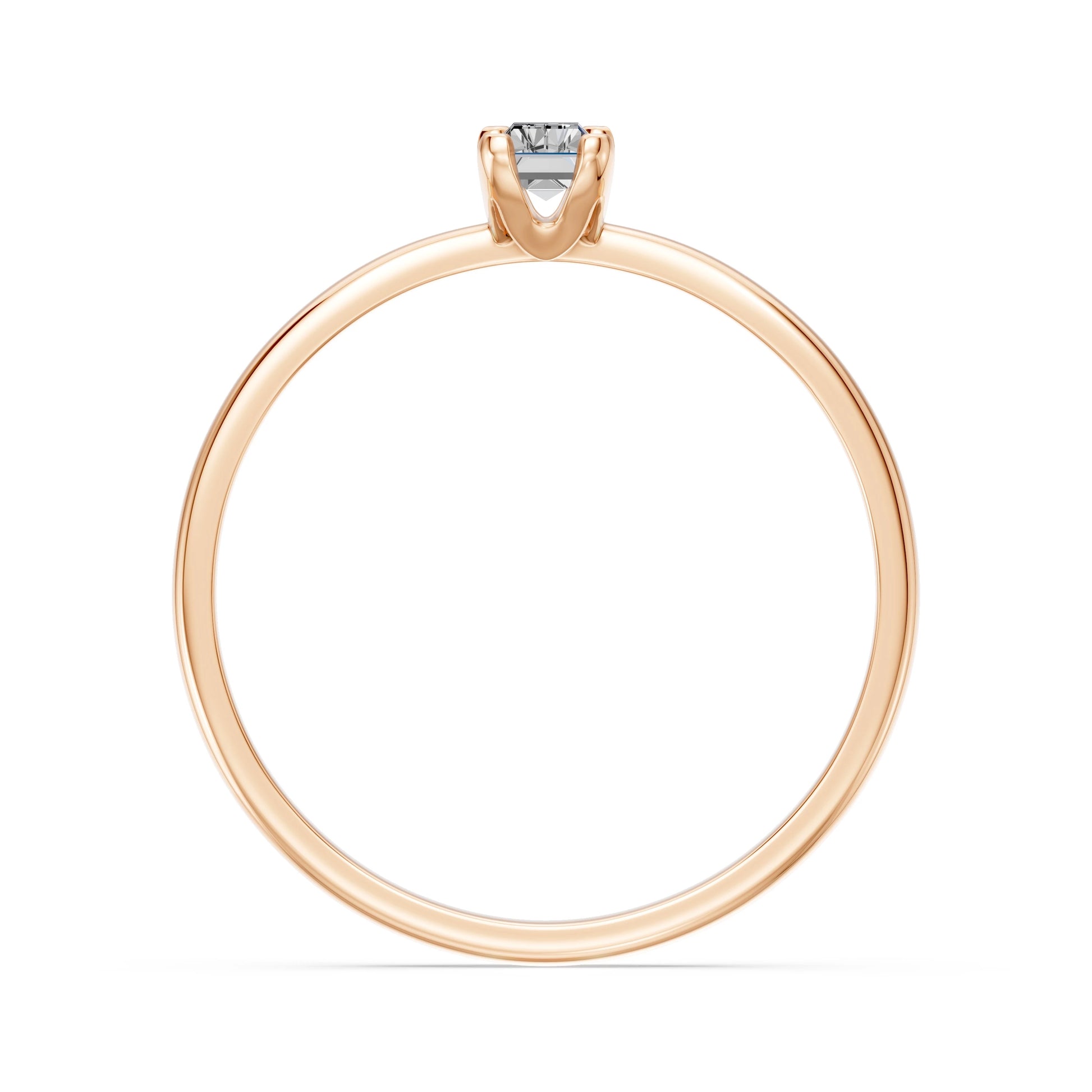 Solitaire Ring, 0.3 ct — 101-10194(0.30)BAQ