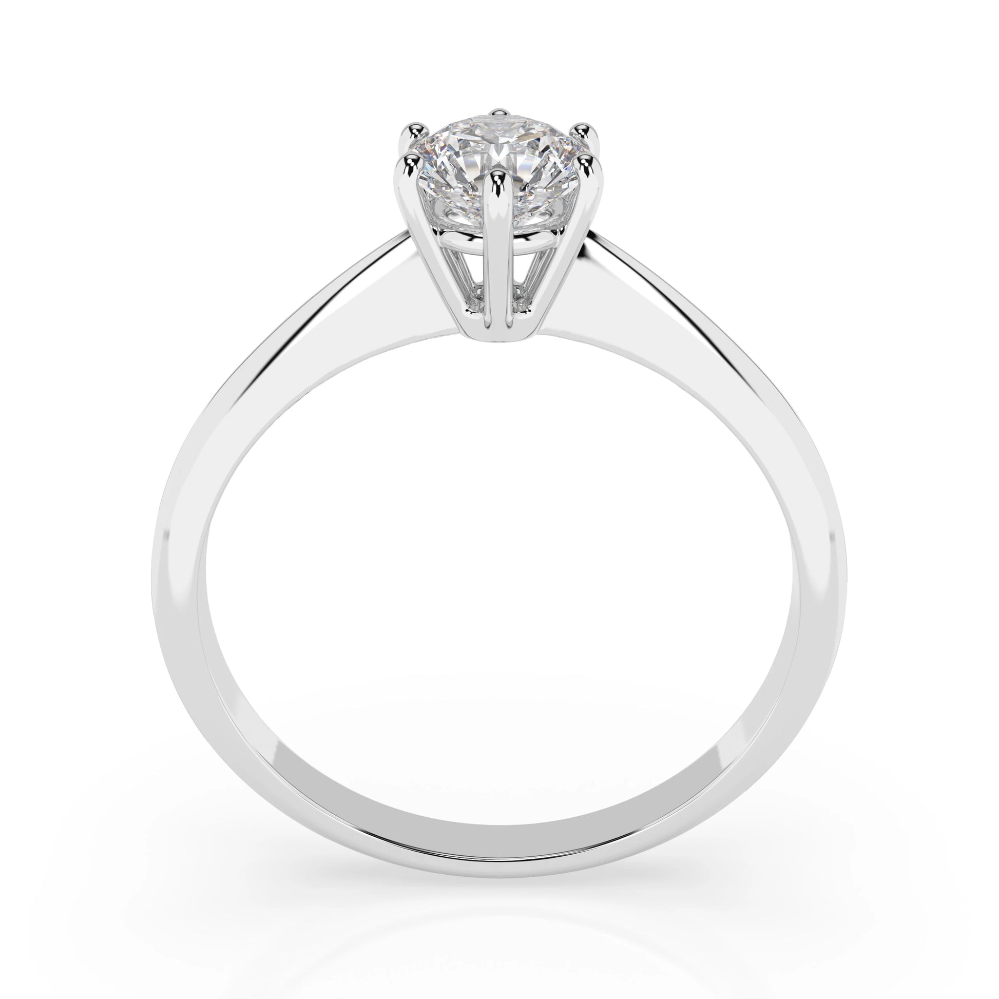 Solitaire Ring (Round), 0.5 ct — 101-10027(5.1)