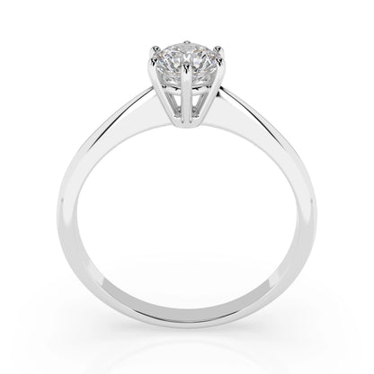 Solitaire Ring (Round), 0.5 ct — 101-10027(5.1)