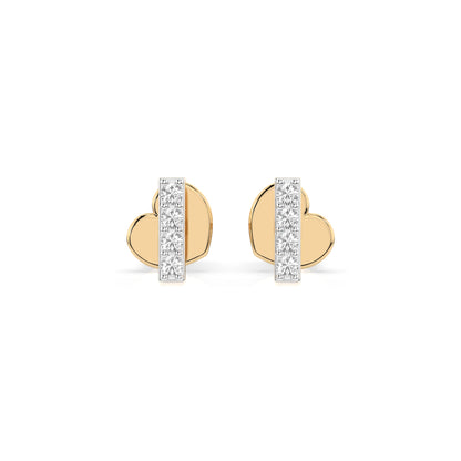 Minimalism Earring (Round), 0.08 ct — 102-10069
