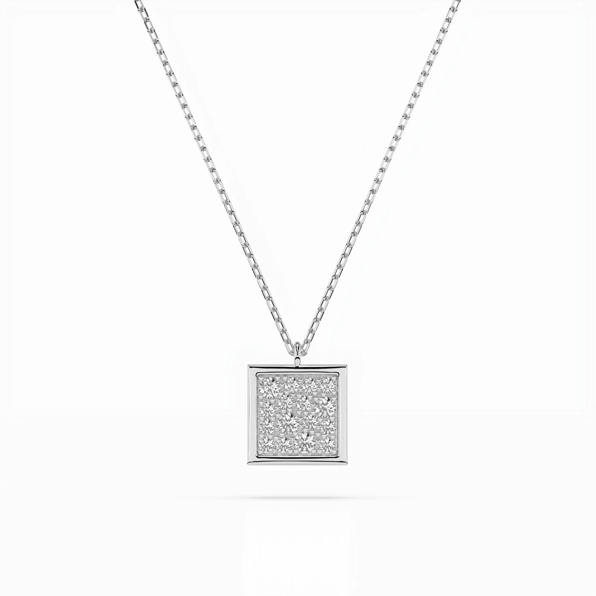 Illusion Necklace (Round), 0.07 ct — 104-10036