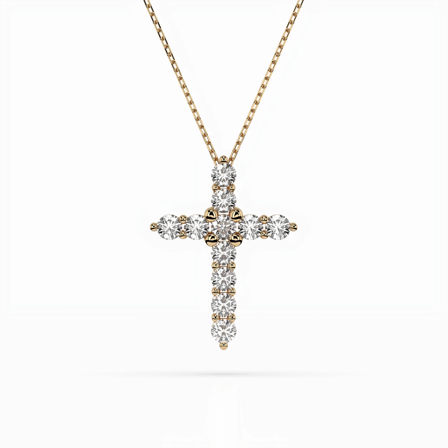 Minimalism Necklace (Round), 0.52 ct — 104-10039(2.3)