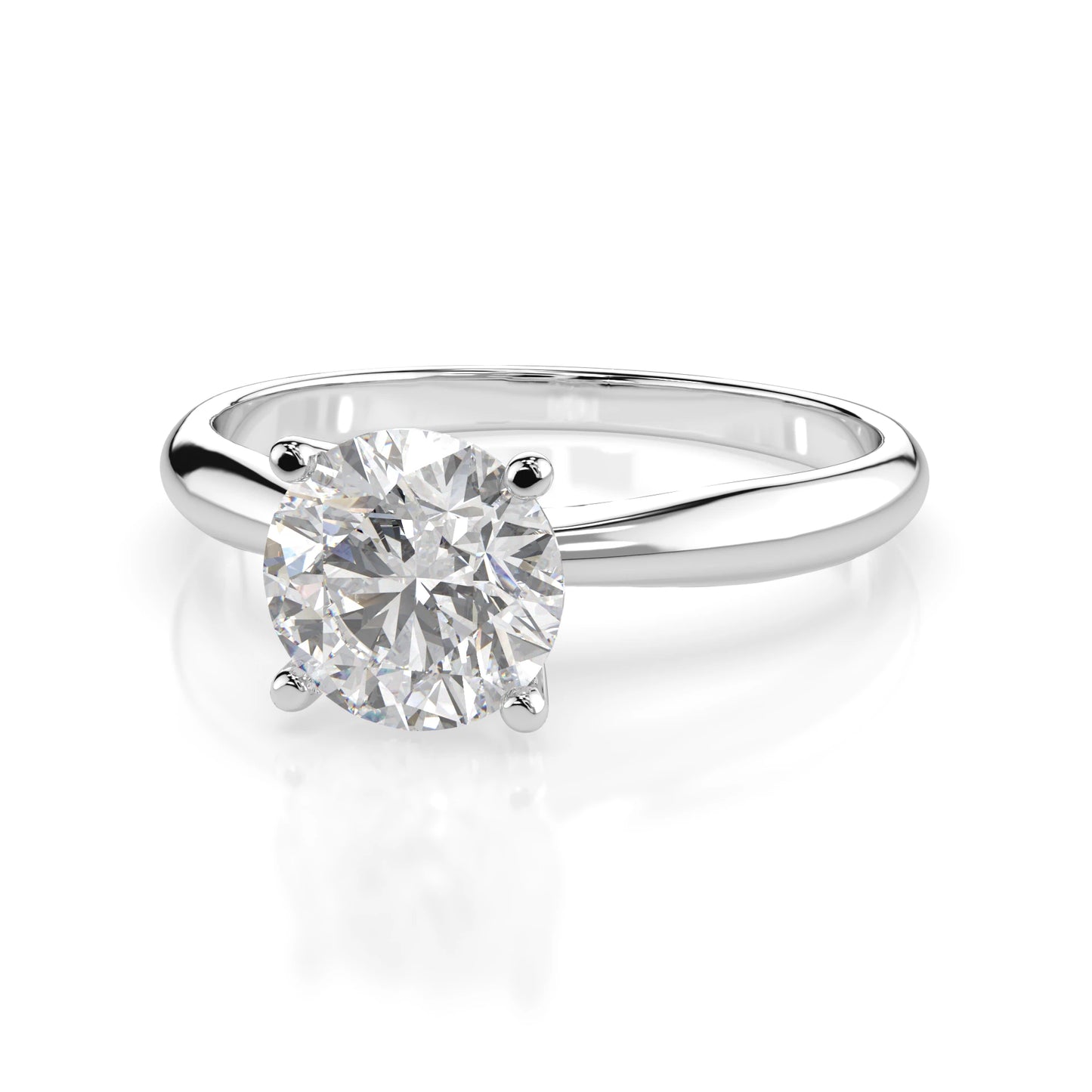 Solitaire Ring (Round), 0.7 ct — 101-10021(5.7)