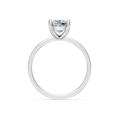 Cushion Lab Grown Diamond Solitaire Engagement Ring 2.0ct by Qutahia Jewellery