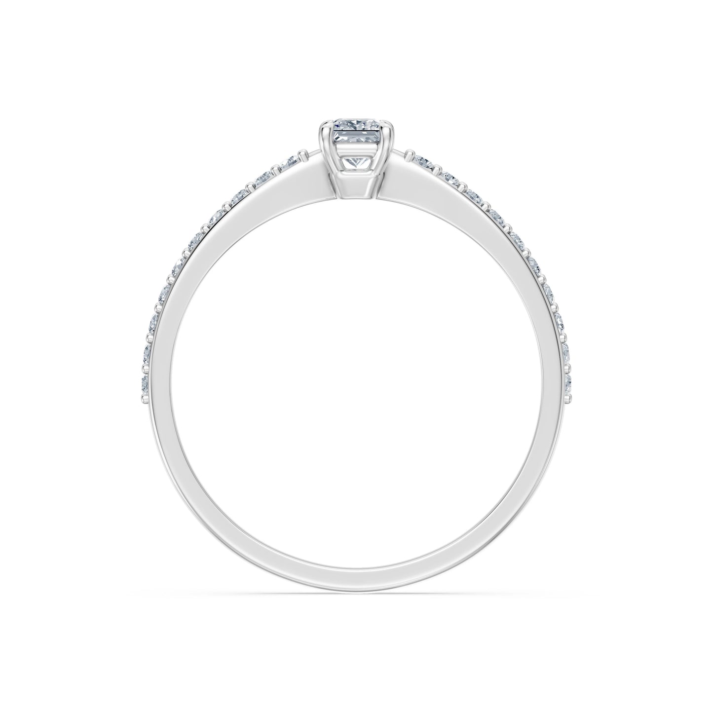 Solitaire Ring, 0.17 ct — 101-10116/2(3.0)PR