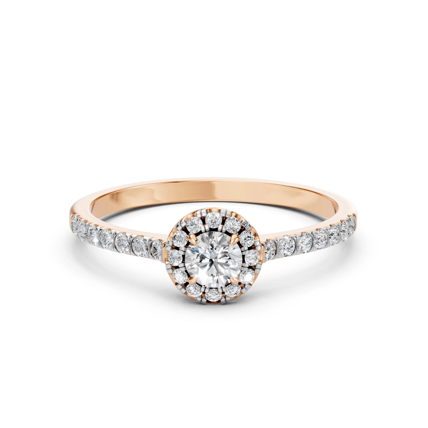 Solitaire Eternity Ring (Round), 0.2 ct — 101-10095(3.7)