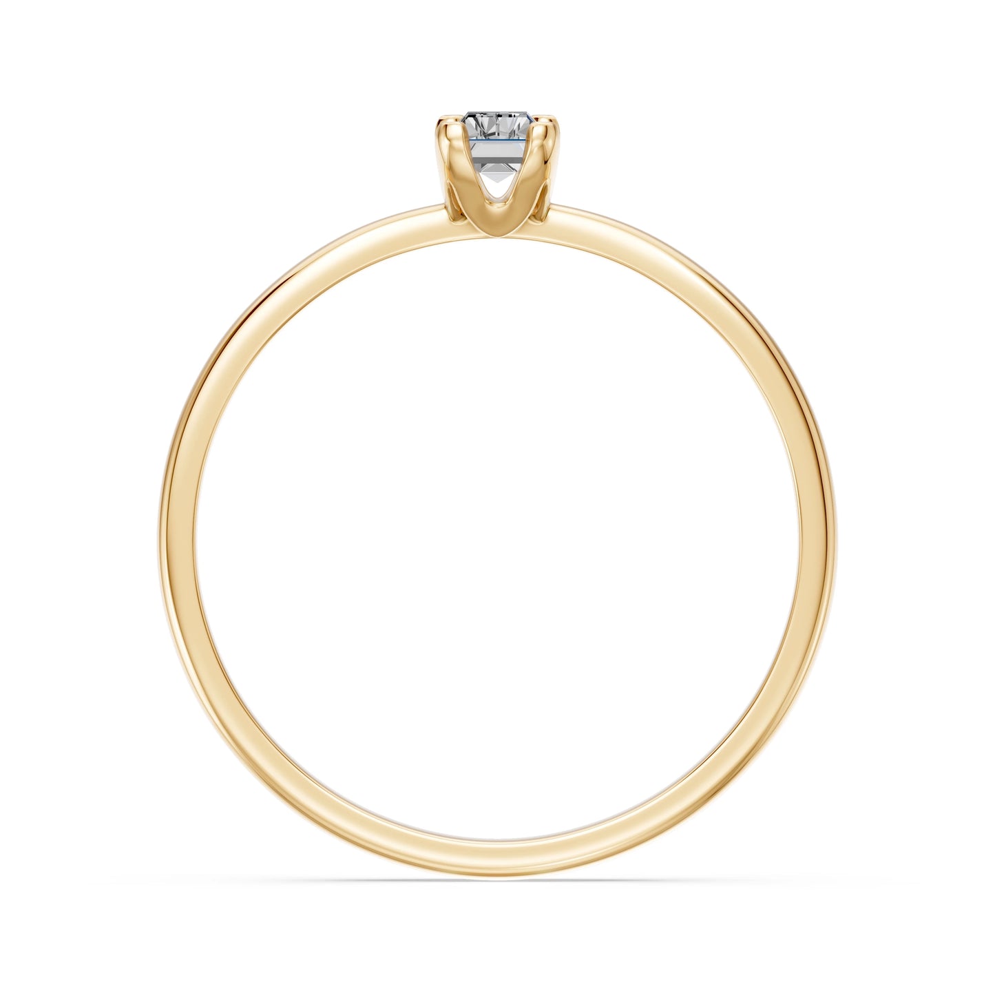 Solitaire Ring, 0.3 ct — 101-10194(0.30)BAQ