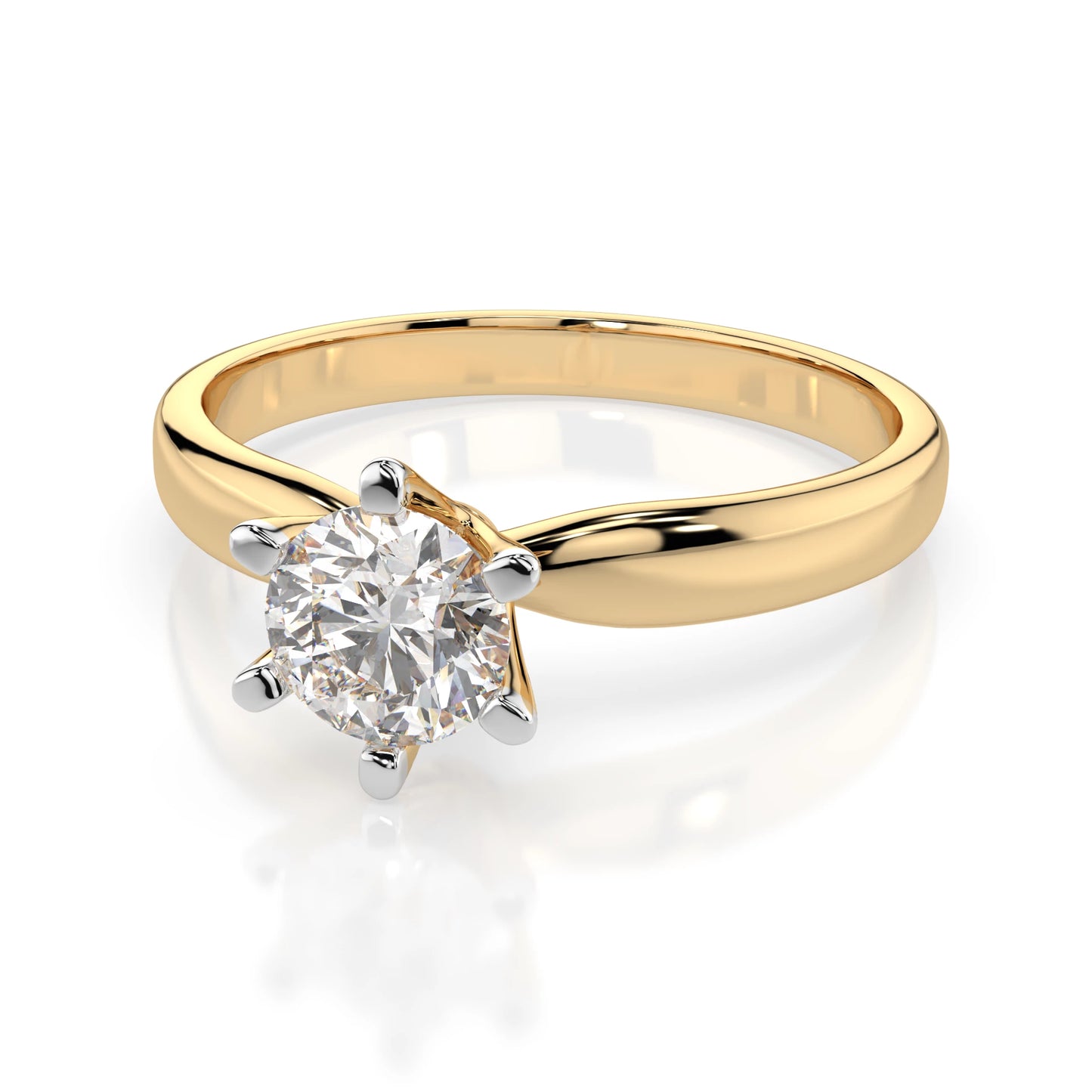 Solitaire Ring (Round), 0.5 ct — 101-10040(5.1)
