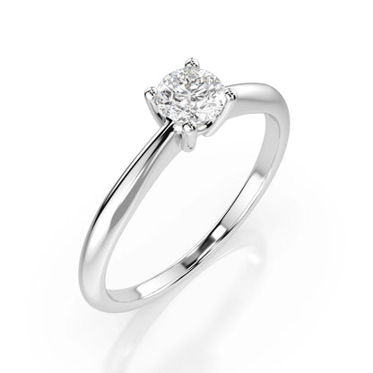 Solitaire Ring (Round), 0.3 ct — 101-10021(4.2)