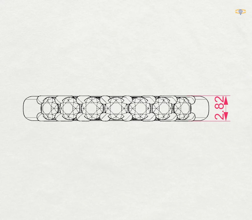 Eternity Ring (Round), 0.42 ct — 101-10098(2.5)