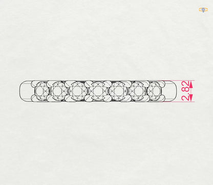 Eternity Ring (Round), 0.42 ct — 101-10098(2.5)