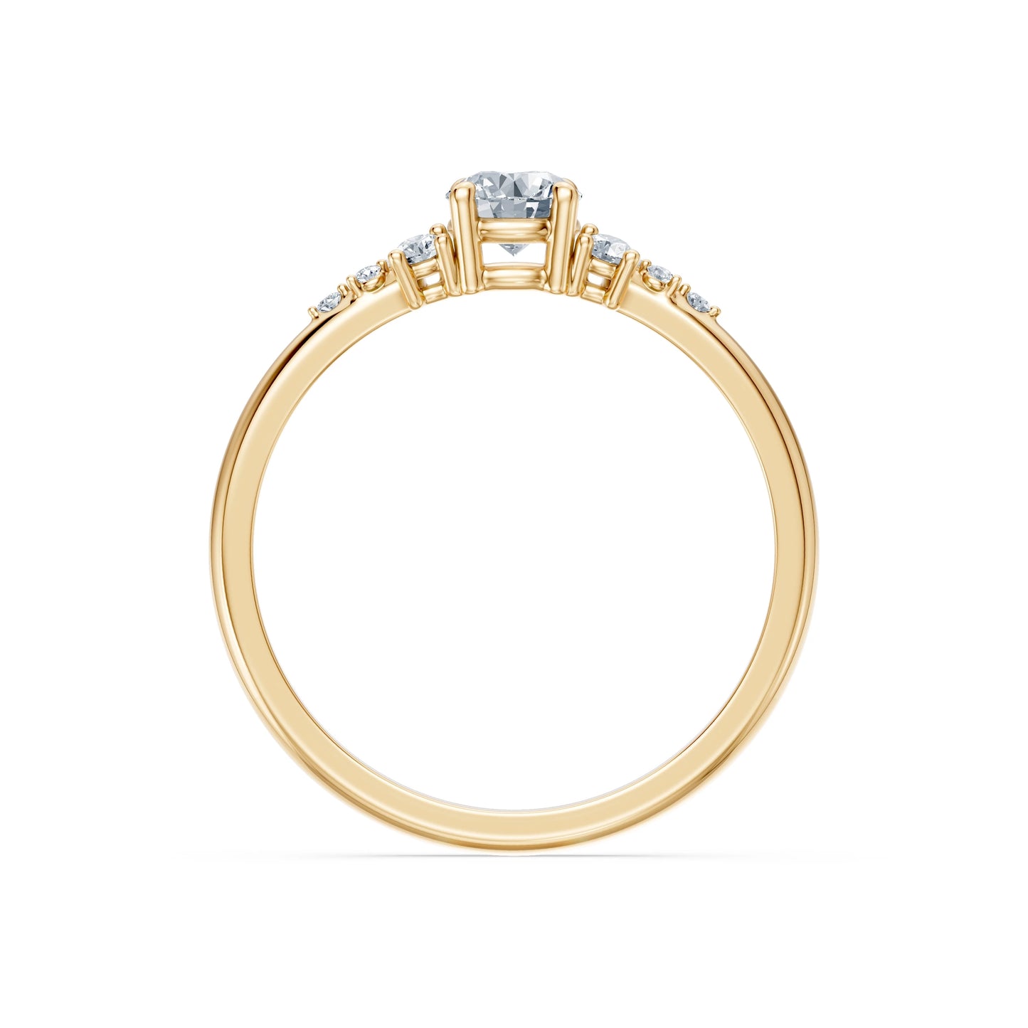 Solitaire Eternity Ring, 0.35 ct — 101-10140(4.5)
