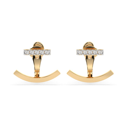 Minimalism Earring (Round), 0.15 ct — 102-10084