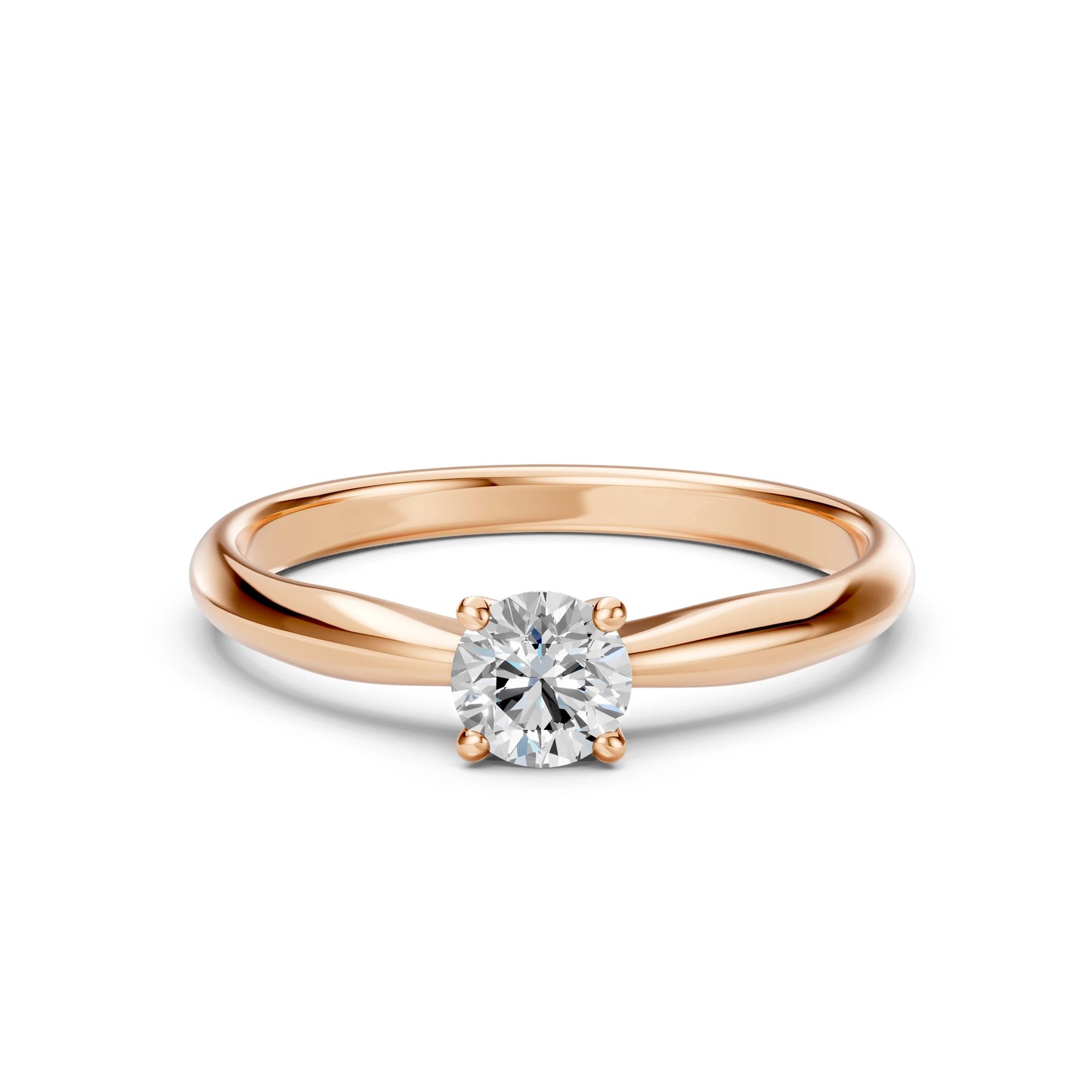Solitaire Ring (Round), 0.5 ct — 101-10021(5.1)